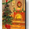Christmas Tree And Fireplace Paint By Number