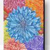 Colorful Chrysanthemum Paint By Number