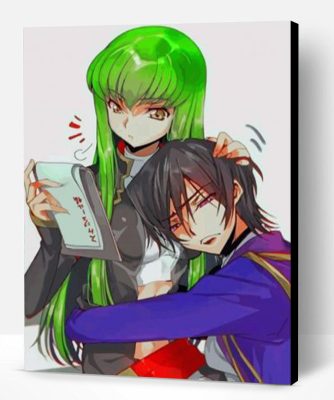 Cc And Lelouch Paint By Number