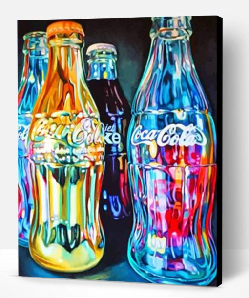 Coca Cola Bottles Paint By Number