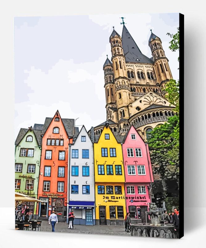 Cologne Buildings Paint By Number