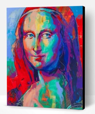 Colorful Mona Lisa Paint By Number