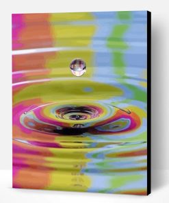 Colorful Water Drop Paint By Number