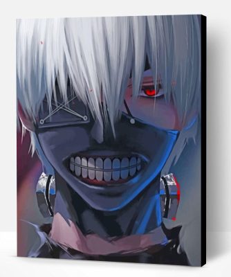 Cool Ken Kaneki Paint By Number