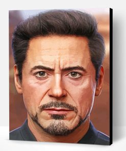 Cool Tony Stark Paint By Number