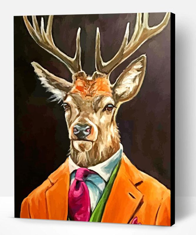 Cool Mr Deer Paint By Number