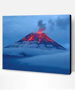 Cool Volcano Paint By Number