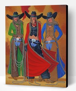 Cowgirls Paint By Number