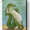 Cute Crocodile Paint By Number