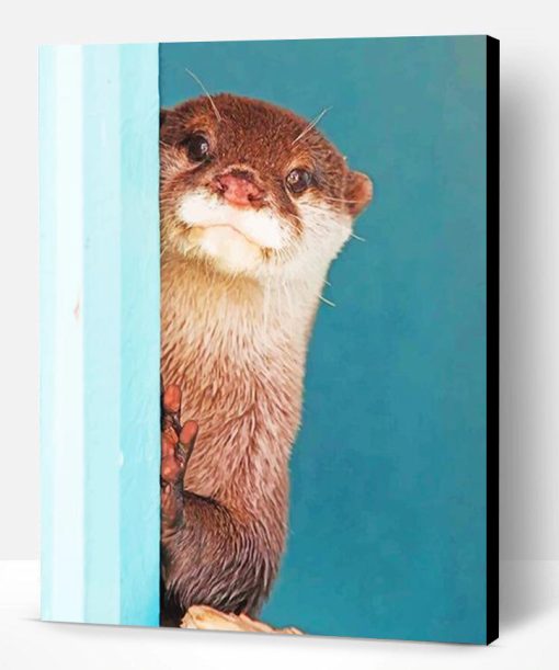 Cute Baby Otter Paint By Number