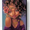 Cute Black Woman Paint By Number