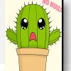 Cute Cactus Paint By Number