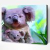 Cute Koala With Baby Paint By Number