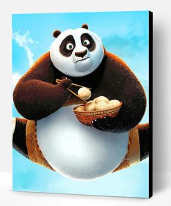 Cute Kung Fu Panda Paint By Number