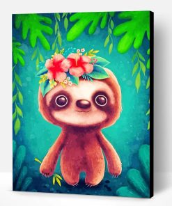 Cute Sloth Paint By Number