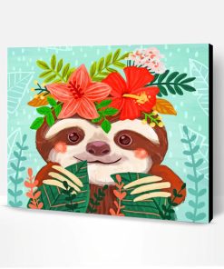 Cute Sloth Paint By Number