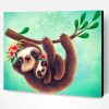 Cute Sloths Paint By Number