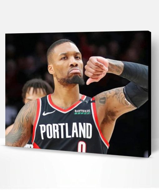 Damian Lamonte Ollie Lillard Paint By Number