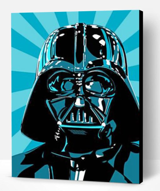 Darth Vader Illustration Paint By Number