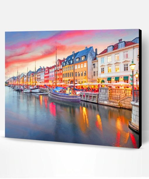 Nyhavn Denmark Paint By Number