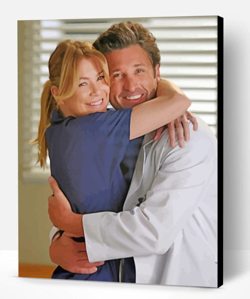 Derek Shepherd And Meredith Grey Paint By Number