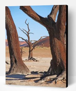 Dead Tree Desert Paint By Number