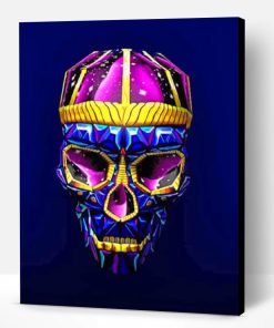 Diamond Skull Paint By Number