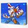 Digimon Weregarurumon Howls Paint By Number