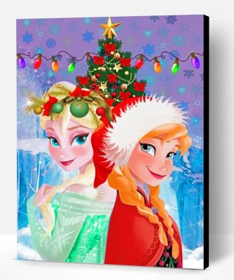 Disney Frozen Christmas Paint By Number