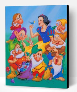 Disney Snow White And Seven Dwarfs Paint By Number