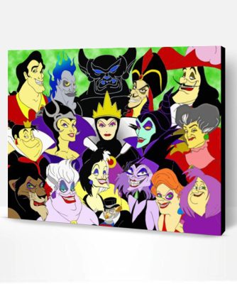 Disney Villains Paint By Number