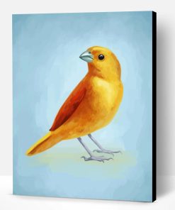 Domestic Canary Bird Paint By Number