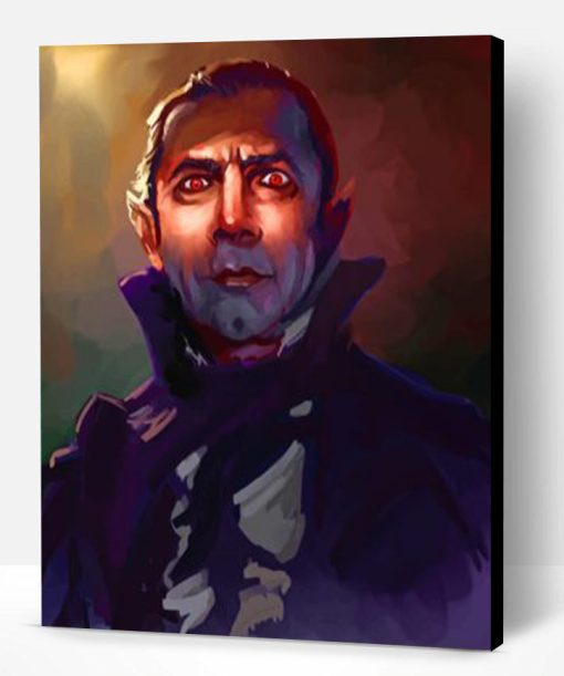 Dracula Illustration Paint By Number