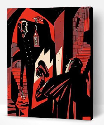 Dracula Illustration Paint By Number