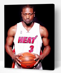 Dwyane Wade Basketball Paint By Number