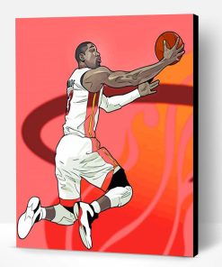 Dwyane Wade Illustration Paint By Number
