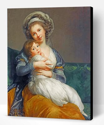 Woman And Daughter Paint By Number