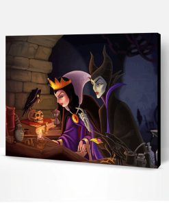Evil Queen And Maleficent Paint By Number