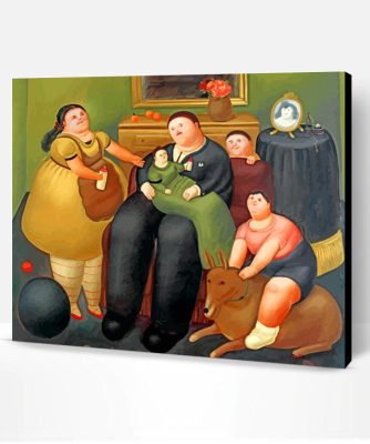 Fernando Botero Family Paint By Number