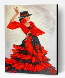 Flamenco Dancer Paint By Number
