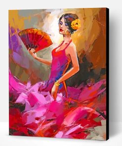 Flamenco Lady Paint By Number