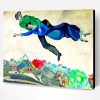 Flying Lovers Marc Chagall Paint By Number