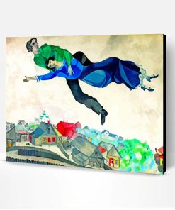 Flying Lovers Marc Chagall Paint By Number
