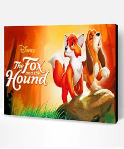Fox And The Hound Paint By Number