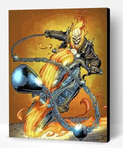 Ghost Rider Marvel Paint By Number