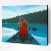 Girl On Kayak Boat Paint By Number