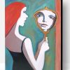Girl In The Mirror Paint By Number