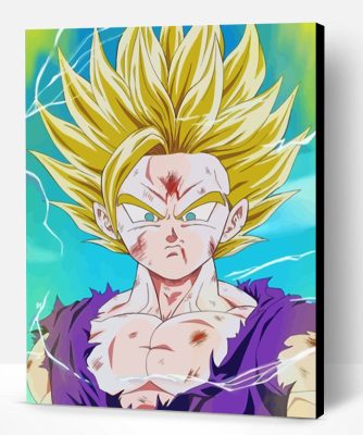 Gohan Super Saiyajin Paint By Number