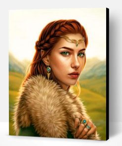 Gorgeous Elf Woman Paint By Number