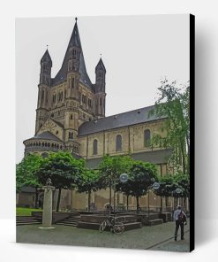 Great Saint Martin Church Cologne Paint By Number